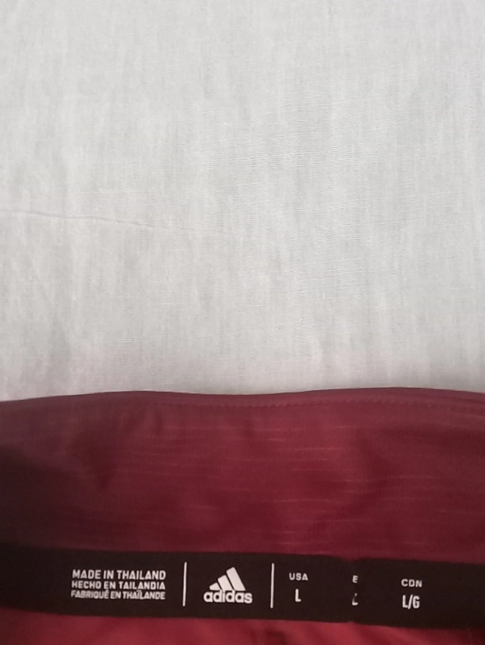 adidas Men's Burgundy Turtleneck Quarter-Zip Shirt L